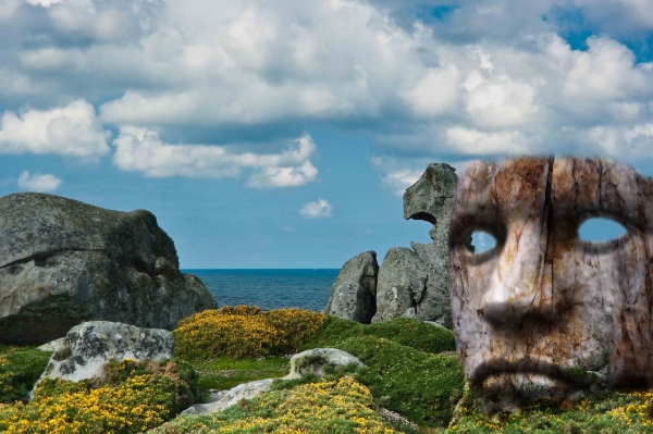 Creation of Face of Stone: Step 2